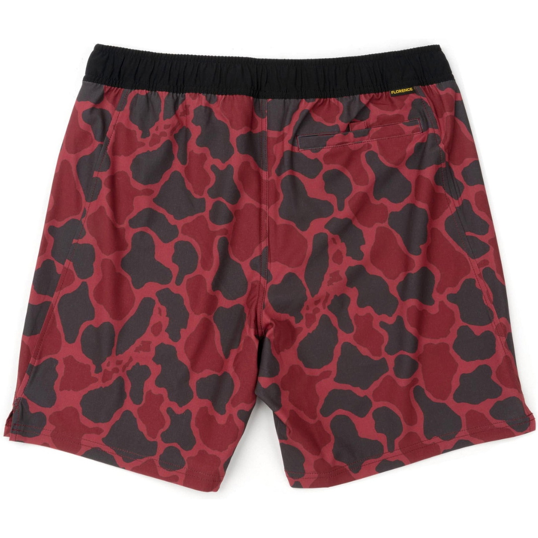 2026 Florence Marine X Standard Issue Elastic Short FMBS00041 - Maroon Camo